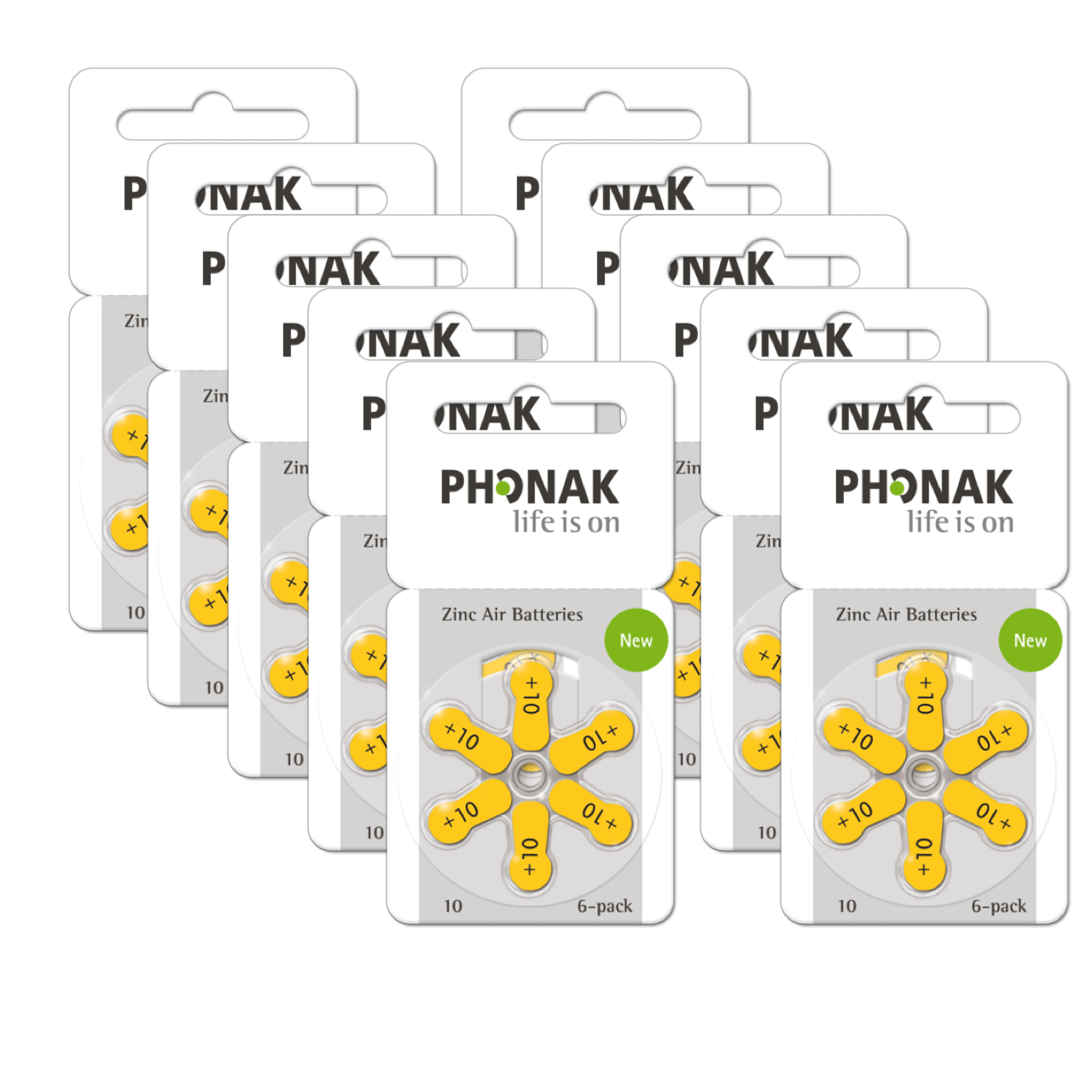 Die Phonak Hörgerätebatterien sind besonders leistungsstarke Batterien der Firma Phonak. 