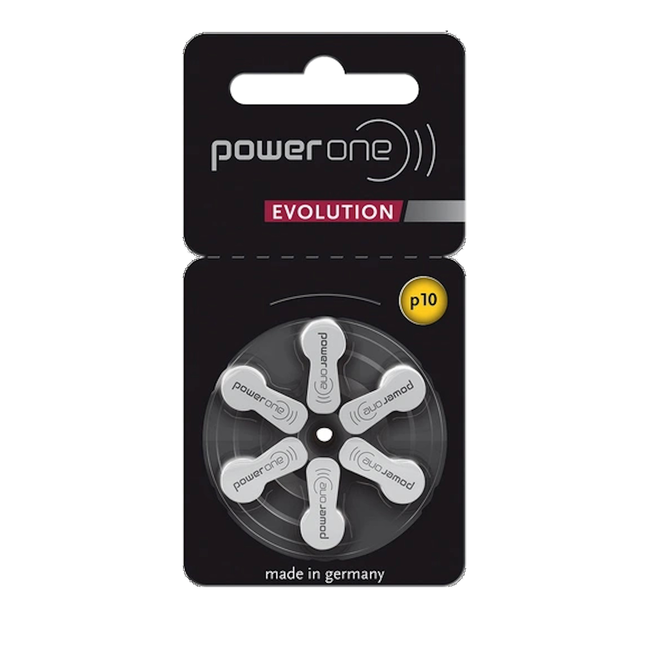 Die Power One EVOLUTION p10  1 Pack (6 Zellen) Hörgerätebatterien sind Premium Hörgerätebatterien der Firma Varta. 