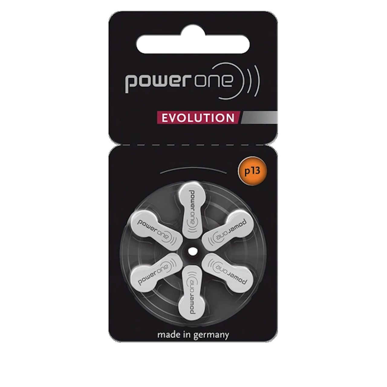 Die Power One EVOLUTION p13 1 Pack (6 Zellen) Hörgerätebatterien sind Premium Hörgerätebatterien der Firma Varta. 