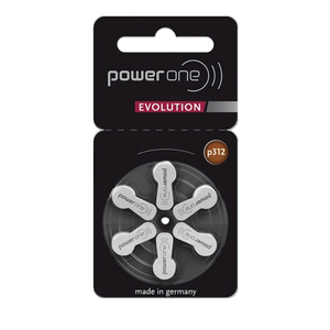 Power One EVOLUTION P312 Hörgerätebatterien (60er Pack)