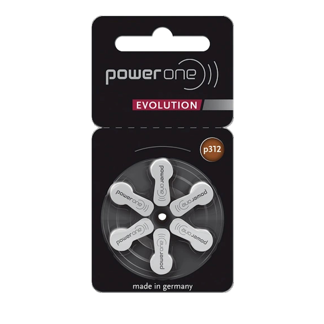 Die Power One EVOLUTION p312 1 Pack (6 Zellen) Hörgerätebatterien sind Premium Hörgerätebatterien der Firma Varta. 
