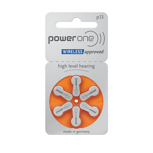 Power One Hörgerätebatterien - P13 orange PR48 - (6er Blister)