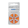 Power One Hörgerätebatterie P13 orange 6er Blister
