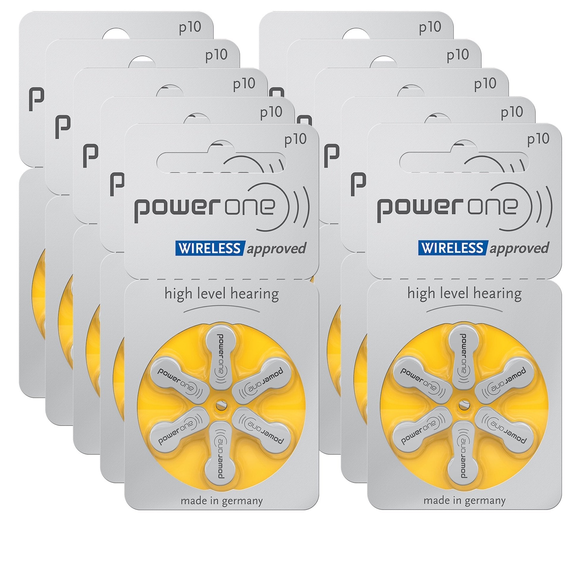 Powerone 10 Hörgerätebatterien (60er Pack) - Hörgeräte Direkt