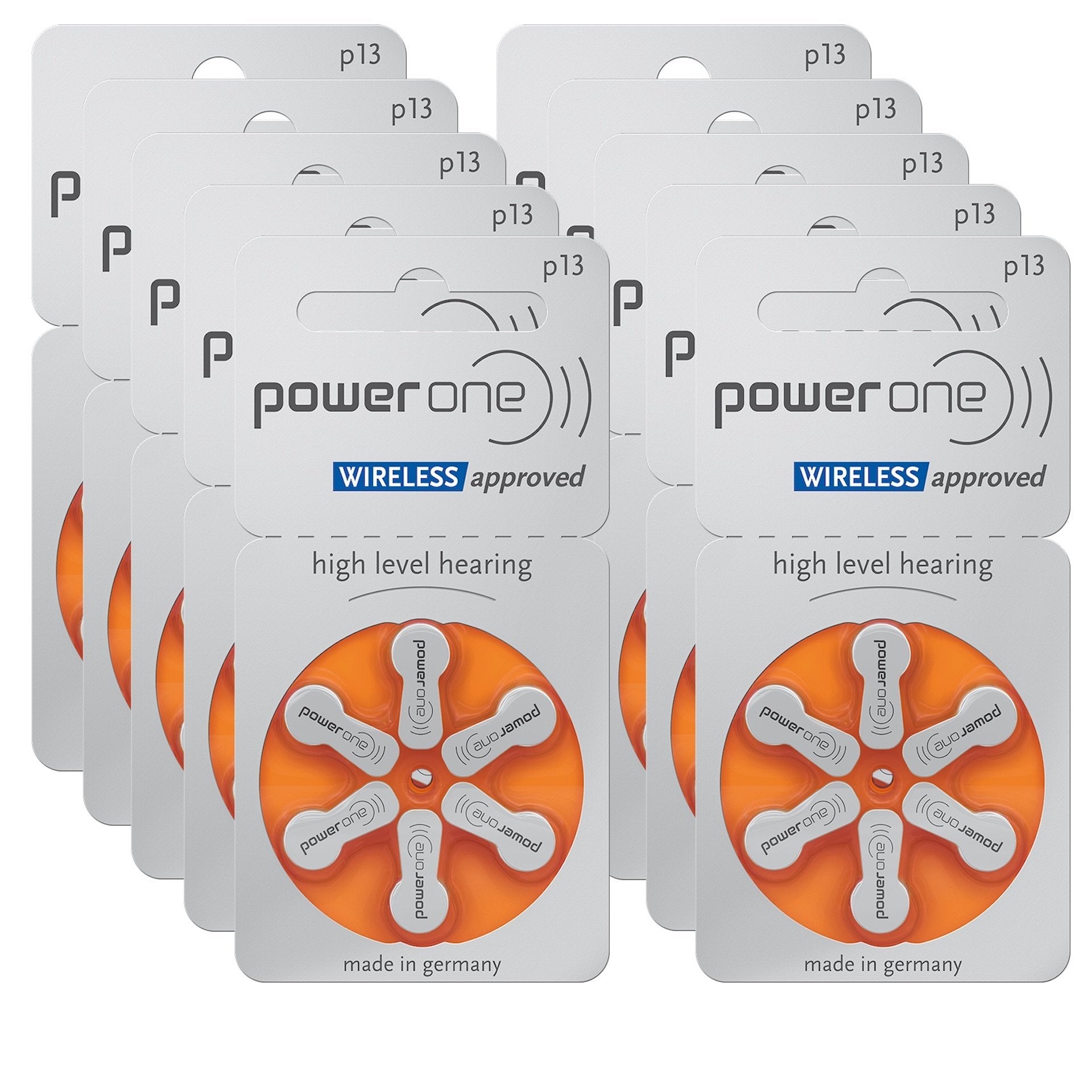 Powerone 13 Hörgerätebatterien (60er Pack) - Hörgeräte Direkt