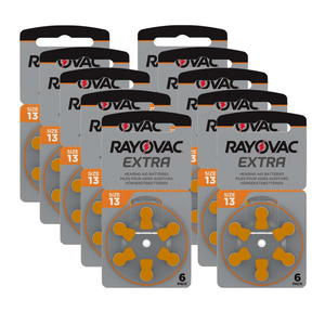Rayovac Extra Advanced 13 Hörgerätebatterien (60er Pack)