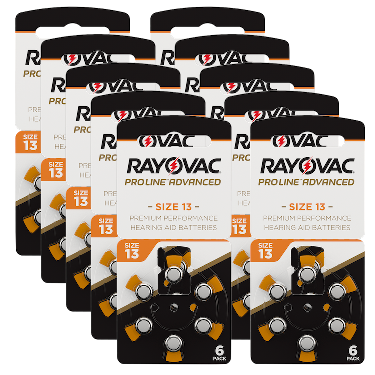 Rayovac Pro Line Advanced Batterien p13 (orange) 60er Pack modernste Technik des Herstellers mit einer sehr hohe Qualität.
