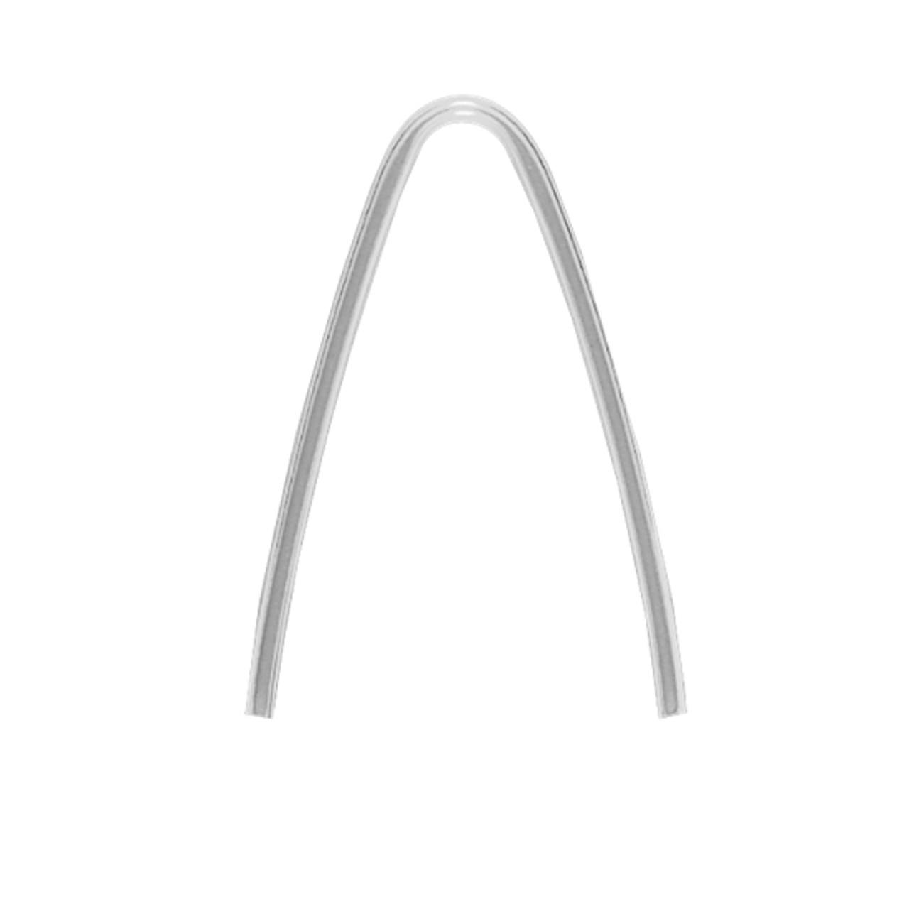 Vorgebogener Schallschlauch für Hörgeräte (2.0 x 3.1 mm) transparent