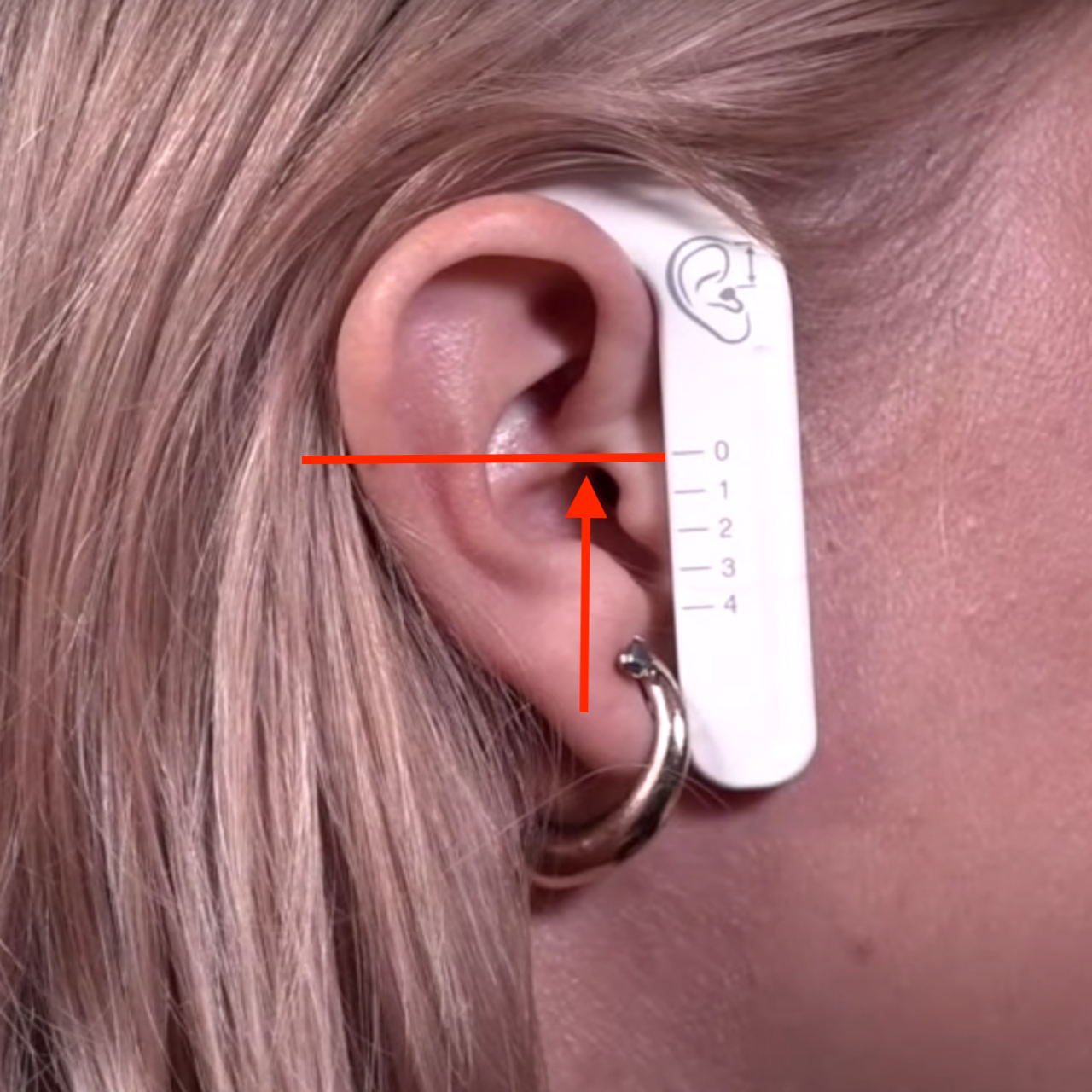 Signia Connexx Messschablone für Hörerlänge - miniReceiver 3.0