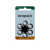 EcoPack Varta Hörgerätebatterien - 312 braun PR41 - (6er Blister)